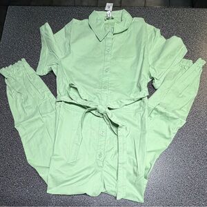 Stylish Mint Green Jumpsuit